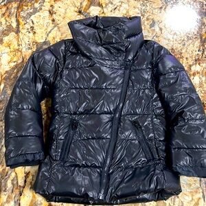 Kids Black Puffer Jacket